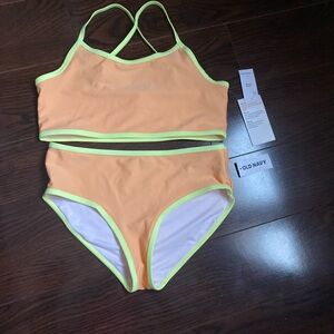 Old Navy Neon Trim Bikini Set